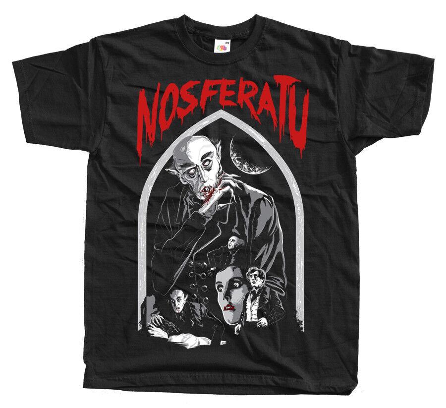 Nosferatu V3 F W Murnau Movie Poster 1922 Black Unisex T-Shirt