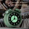 Metal Construction Vintage Silent Alarm Clock Round Pointers Luminous Alarm Clock  Student Use