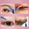 Удаление волос Скошенные зажимы для бровей Нескользящая ручка Пинцет для накладных ресниц Женщины