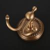Wall Mounted Towel Hanger Hook Antique Gold Robe Hook  Bathroom Entryway Closet  Kitchen