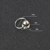 20Pcs with Pull Ring Stud Round Head Nail DIY Metal Buckles New Screwback Screw
