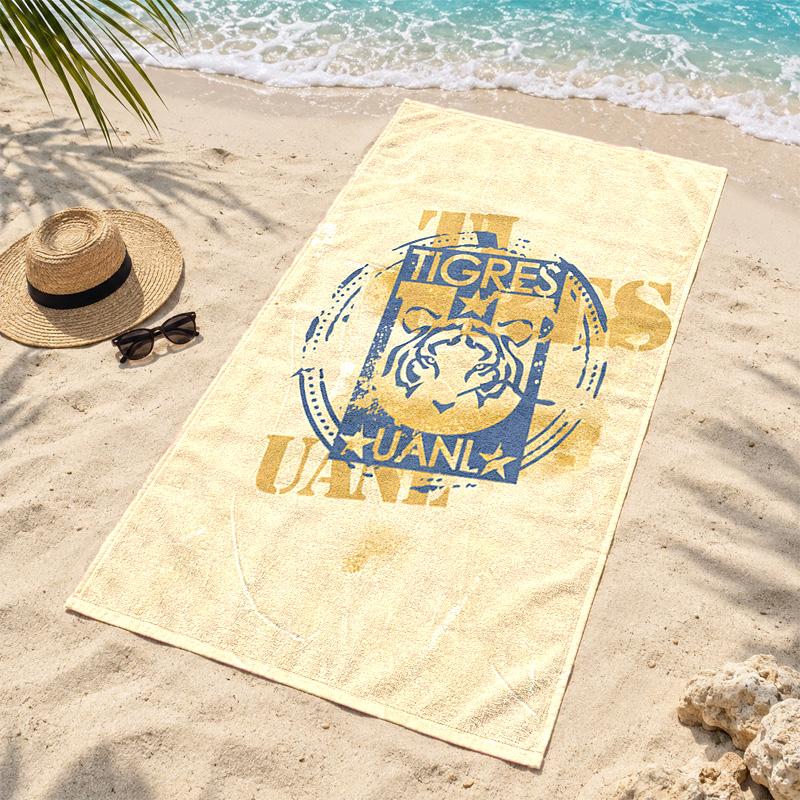 Club Tigres UANL Microfiber Beach Towel Quick Dry Sand Free Lightweight Beach Towels for Travel Swimming Camping