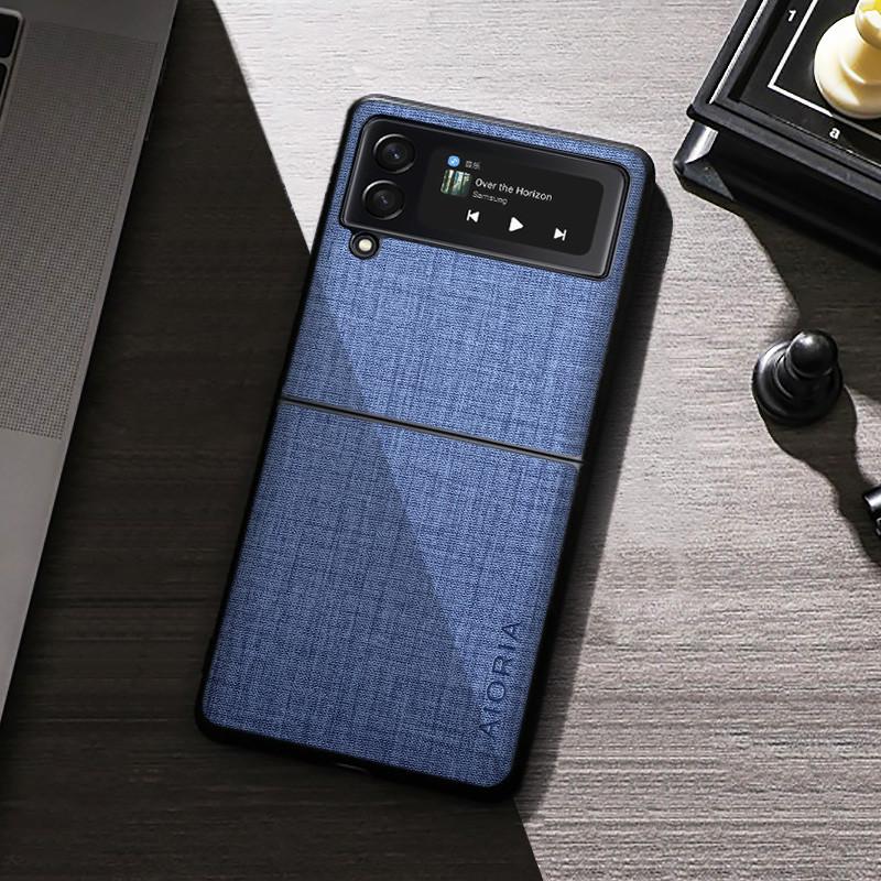 Противоударный тканевый чехол без отпечатков пальцев для Samsung Galaxy Z Flip 3 5g Flip3, сумка для телефона с защитой от падения, Fundas