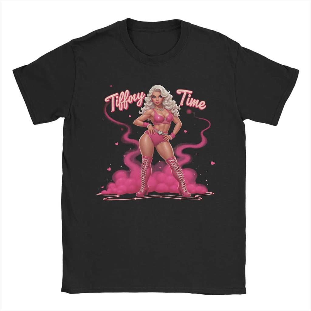 Tiffany Stratton Men T Shirts Novelty Tee Shirt Short Sleeve Crewneck T-Shirt Pure Cotton Big Size Clothing