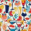 Outdoor Dekostoffe Oxford - Motiv Cocktail | Dx8369