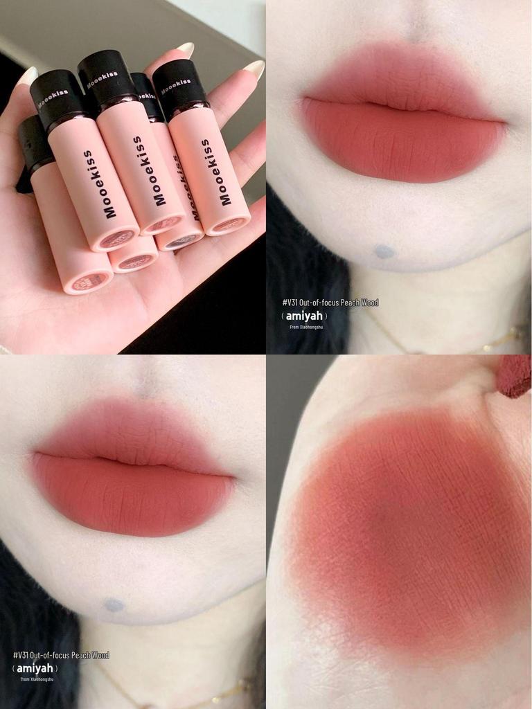 Mooekiss Velvet Matte Lip Clay V07 V09 V11 - Увлажняющая шелковистая матовая помада.