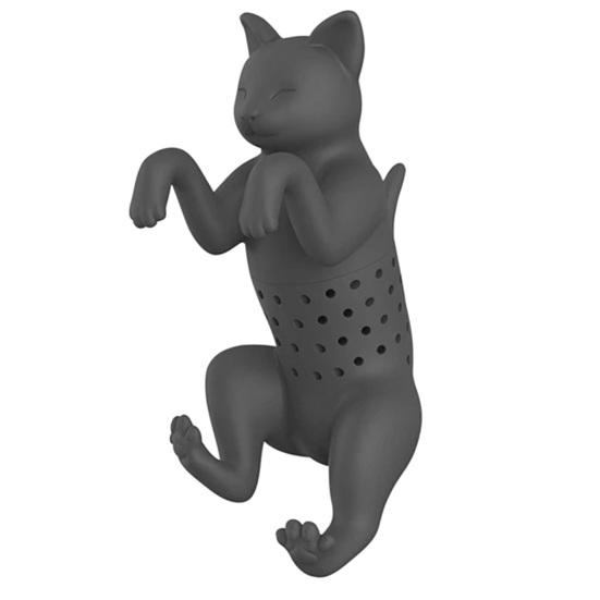 Инновационный диффузор для чая с точными отверстиями, очаровательное легкое чистое ситечко для чая для кошек