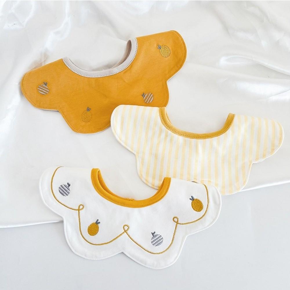 3pcs Set Breathable Baby Bib Antibacterial Summer Bibs Bibs for Baby Girl Boy Infant Daily Wear