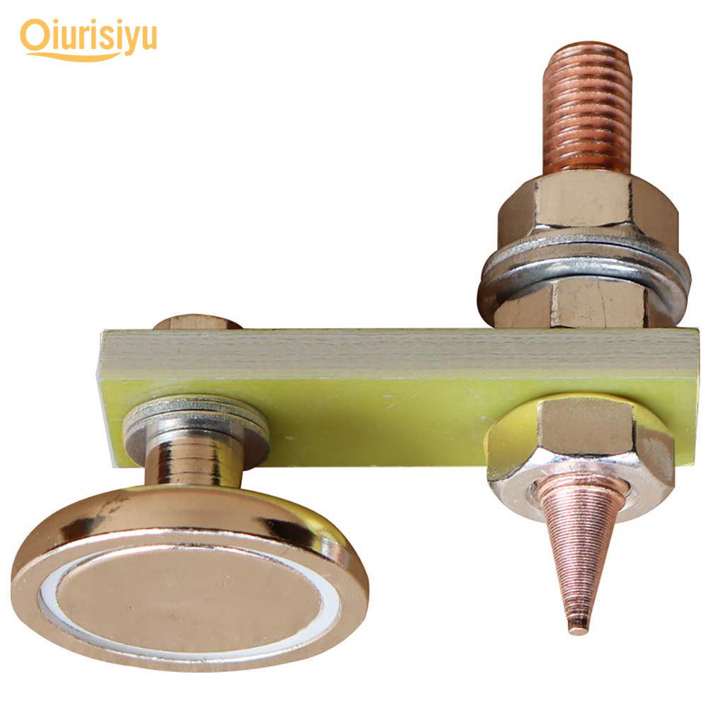 Магнитная стойка, с регулируемым контактом и клеммой, для подключения нулевого сварочного кабеля