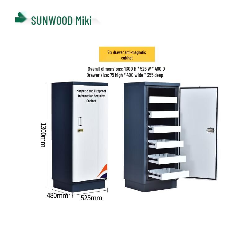 Огнестойкий и антимагнитный сейф для носителей информации SUNWOOD