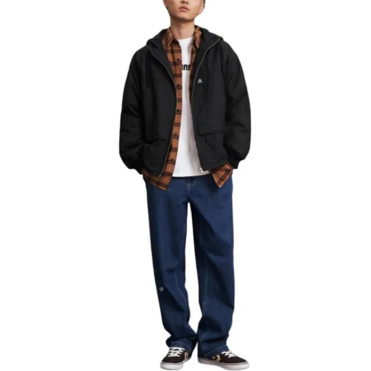 Converse Puffer Jacket Men's Black (Unisex) Puffer Jackets 10026006 A01