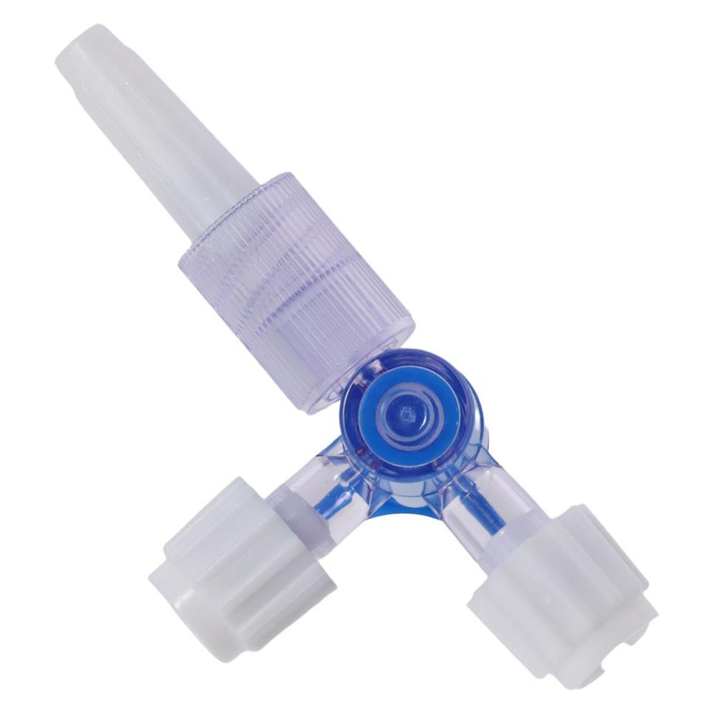 6pcs Disposable Plastic 3-Way Valve 3-Way Stopcocks Male Lock Ball Valve Luer Connections Water Valve Hobbies