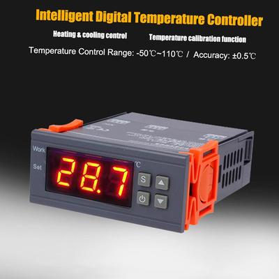 MH-1210W Интеллектуальный микрокомпьютер, цифровой регулятор температуры, высокоточный регулятор температуры нагрева/охлаждения, термостат, регулятор с датчиком