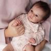 BZDOLL 45 СМ 18 дюймов Тканевое тело Милая Кукла-Реборн Игрушка для девочки Реалистичная Ручной работы Подарок на день рождения Новорожденные девочки Игра в домик Нарядная кукла
