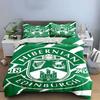 Hibernian FC Зеленый Комплект Постельного Белья Постельное Белье Комплект Пододеяльника Пододеяльник Наволочки (1 * Пододеяльник 2 * Наволочки, без одеяла)
