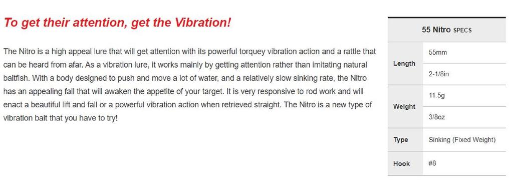 DUO Тонущая приманка Realis Vibration 55 Nitro Rattle CCC3316 (9614)