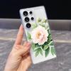 Чехол 'Пион с Росой' для Samsung Galaxy S26 S25 S24 S23 S22 S21 S20 FE Plus Мягкий ТПУ Тонкий Ударопрочный Чехол