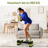 Aerobic Stepper, Height-Adjustable, for Indoor and Outdoor Use, Load Capacity up to 150 kg, 80 x 31 x 10-20 cm, Green