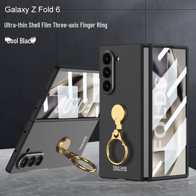 Тонкий складной чехол с кольцом-держателем для Samsung Galaxy Z Fold6