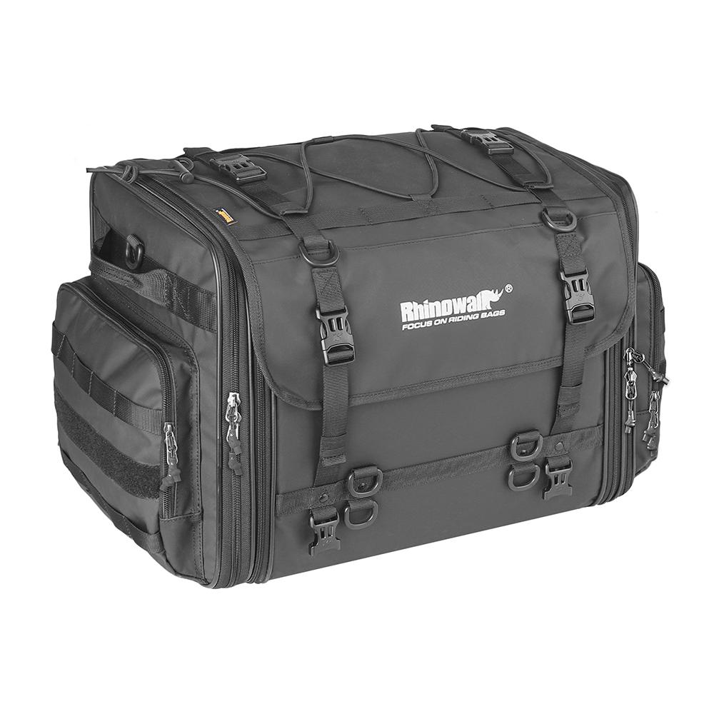 Расширяемая сумка на заднее сиденье мотоцикла Большая вместительная сумка для мотоцикла Универсальная задняя сумка для езды на мотоцикле