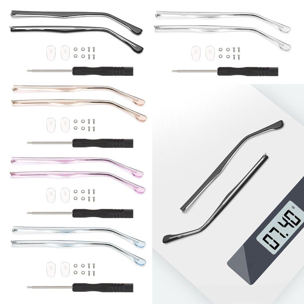 1 пара металлических противоскользящих универсальных аксессуаров для очков, сменная оправа для очков, сменная нога