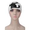 Unisex Cartoon Children Universal Cute Silicone High Elasticity Sports Swimming Cap(Cat)