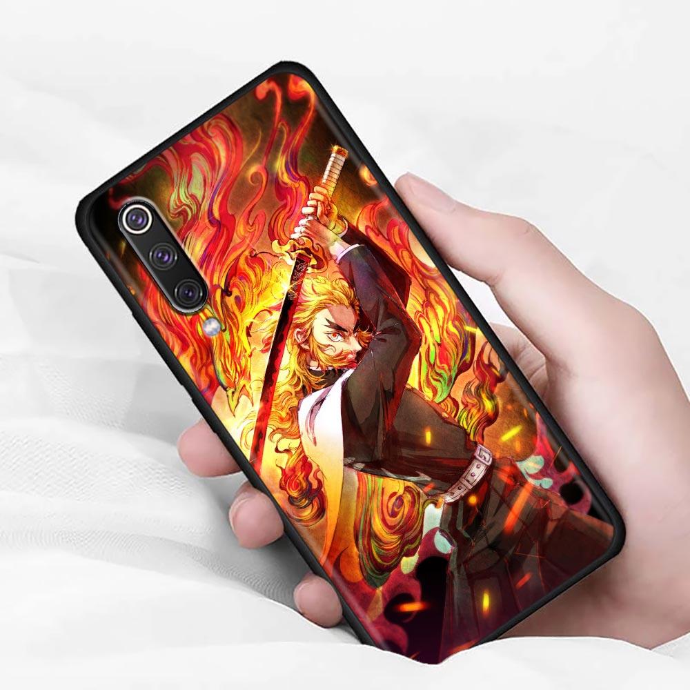 Мягкий чехол Anime Demon Slayer Kamado Tanjirou Nezuko для Xiaomi Mi 9 9se 8 10 T A2 Lite 10S 9T CC9 Note 10 Pro 9Lite Cover Fundas