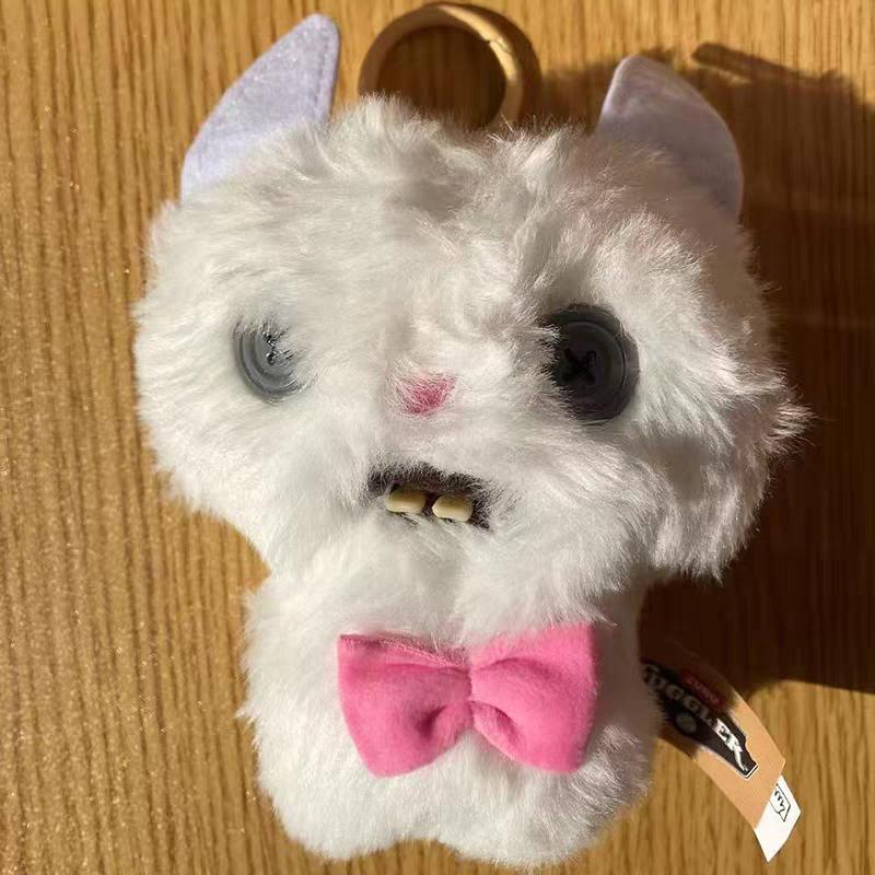 Alley Cats Funny Ugly Monster Cute 15cm Plush Keychain Collectible Toys Backpack Pendant Decoration