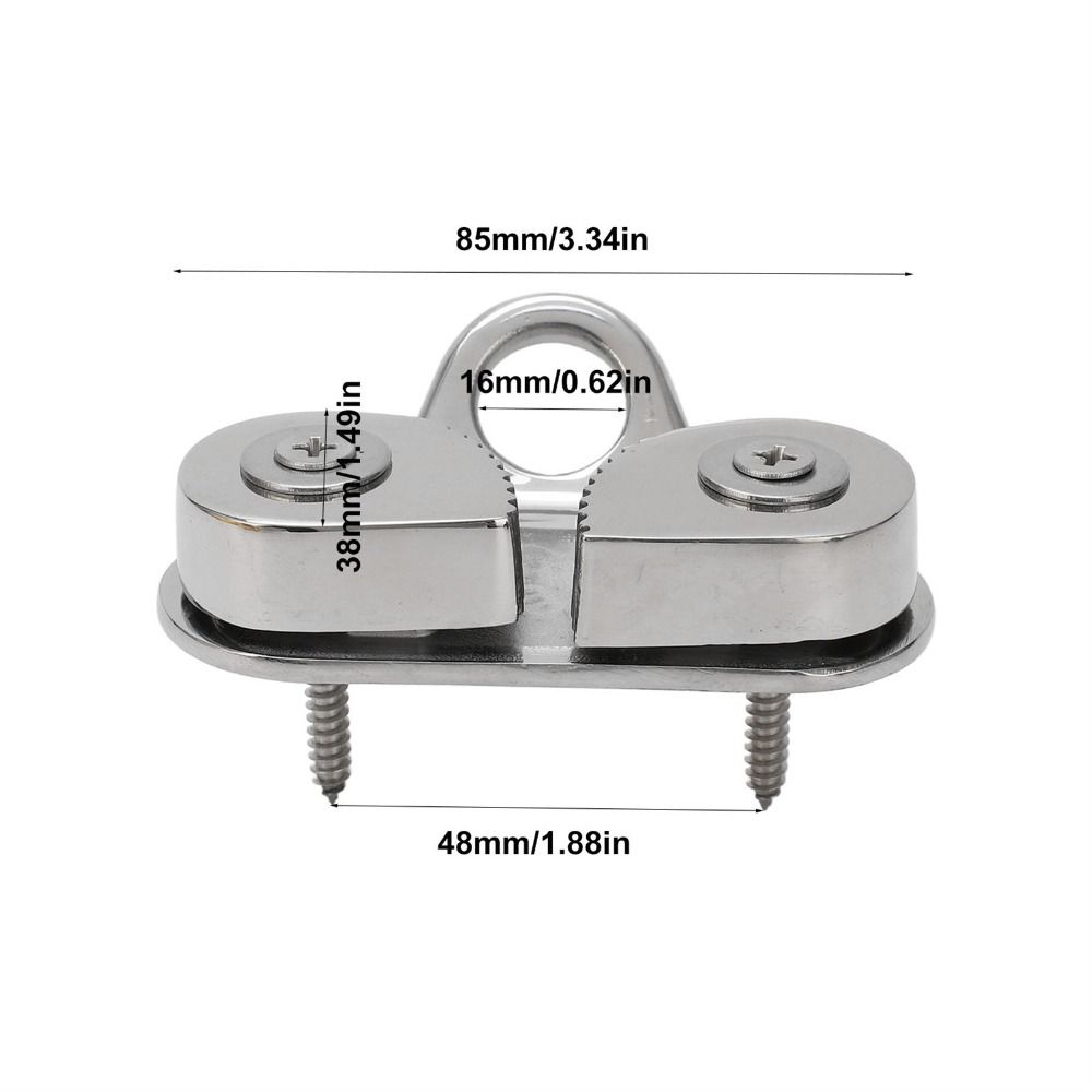 Practical Sailing Sailboat Stainless Steel Rope Clamp Matic Fairlead Marine Hardware Fast Entry Cam Cleat Kayak Boat Cleats