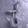 304 Stainless Steel Spray Gun Shower Handheld Bidet Sprayer Set Handheld Toilet Bidet Faucet Sprayer Shower Nozzle Self Cleaning