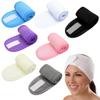 Sports Yoga Headband Wrap Head Terry Cloth Headband Make Up Stretch Towel with Magic Tape Makeup Accessories