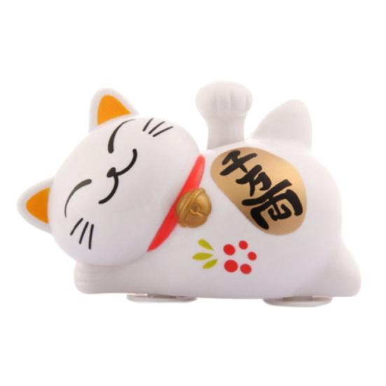 Yousheng Солнечная энергия манит размахивая счастливой удачей кот автомобиль украшение дома орнамент