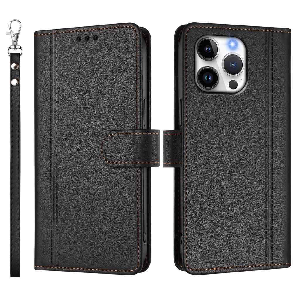 Кожаный кошелек-книжка для Nokia C01 Plus C30 C10 C20 C300 C02 C32 C12 X30 X20 X10 G21 G11 G20 G10 G400 G42 G22 из ПУ с 9 отделениями для карт и ремешком на запястье