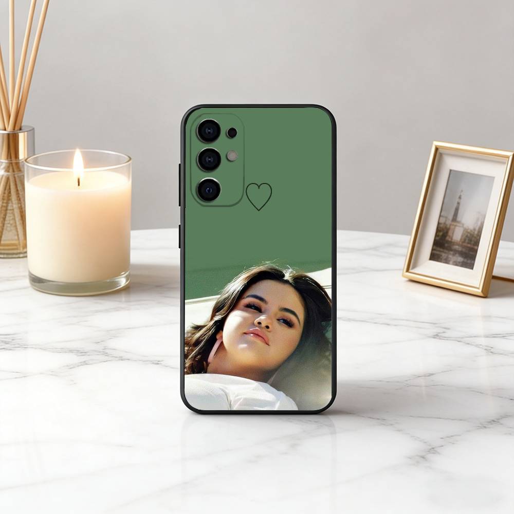 Чехол для телефона S-Selena Sweet G-Gomez-SG Для Samsung S25,S24,S21,S22,S23,S30,Ultra,S20,Plus,Fe,Lite,Note,10, Черный Чехол