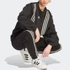 adidas Originals SS23 Толстовка Adicolor 70-х годов в стиле ретро с тремя полосками и свободным кроем, женские топы черного цвета IK7869