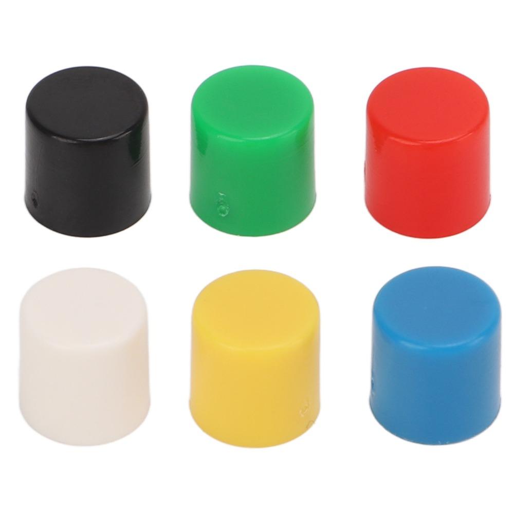180PCS Round Shape Tact Switch Push Button Hat Tactile Push Button Switch Switch Replacement