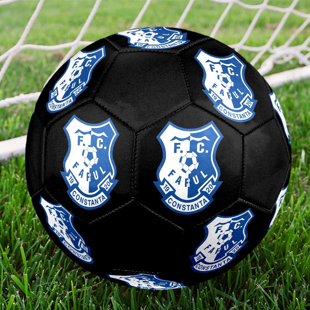 Farul FC Size 5 Soccer Ball, Machine-Stitched PVC, Durable & High Bounce, All Ages Fit, fan merchandise, matches & outdoor use.