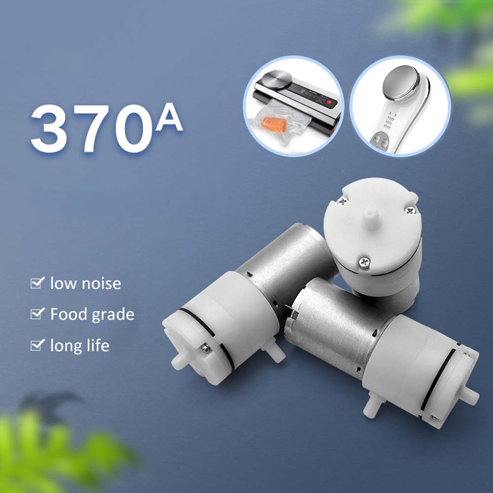 6/12V DIY Aquarium Automatic 370 Motor Hydroponic Systems Micro Vacuum Pump Suction pump Air Pump