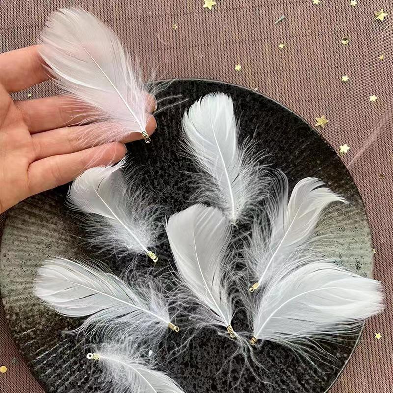 White Feathers for DIY Handmade Clothing & Jewelry Accessories