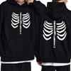 High Quality Gothic Yungblud Skeleton Double Sided Print Streetwear Hoodies Men Women Hip Hop Sweatshirt Unisex Fleece Pullovers