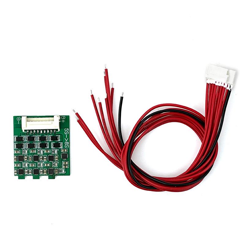 2-8 Series Inductive & Capacitive Balancing for 18650 Batteries: 1.2A Active, 0.6A Passive