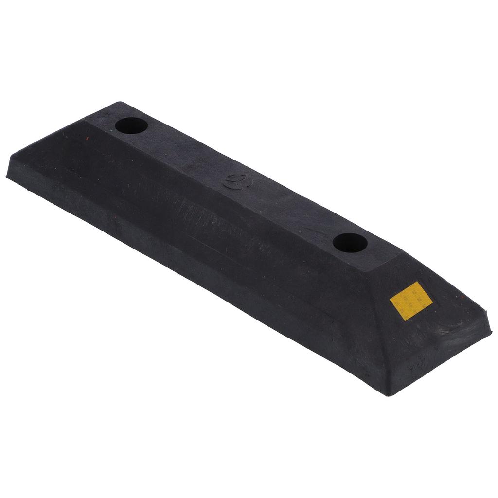 Парковочный блок, резиновый бордюр, стопор колеса с желтой светоотражающей полосой для гаражных принадлежностей