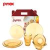 PYREX Corning Сияющий Хрусталь Набор столовой посуды из термостойкого стекла на 8 предметов