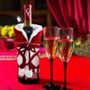 Christmas Wine Set Knitted Wine Set Hotel Restaurant Decoration Home Furnishing Wine Set Decoration Supplies