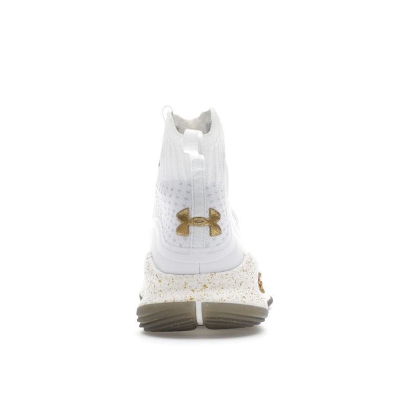 Under Armour Кроссовки унисекс Curry 4 Retro White Gold 2024 Lemon-Ice Metallic-Gold 1298306-111