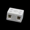 5Pcs 2 Postion 5 Hole Ceramic Wiring Terminal Block High Frequency Porcelain Dua
