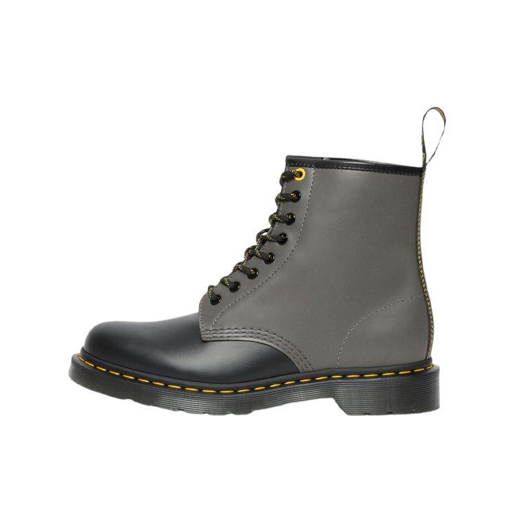 Dr. Martens 1461 Smooth Casual Lace-Up Short Boots Unisex Boots Gray Black 27538001