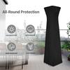 Водонепроницаемый чехол для уличного обогревателя для пирамидальных обогревателей для патио с вентиляцией и эластичным подолом для надежной посадки и молнией