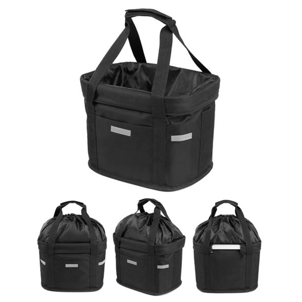 Передняя корзина для велосипеда Съемная водонепроницаемая корзина на руль велосипеда Сумка для переноски домашних животных