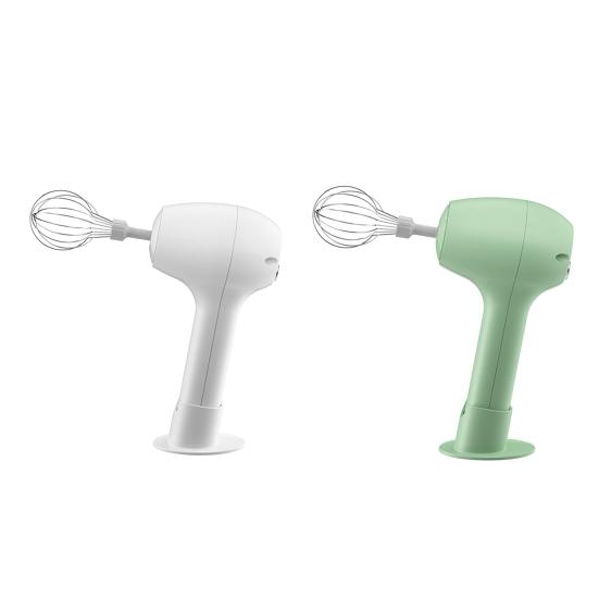 Portable Hand Mixer Electric USB Rechargeable Cordless Egg Beater with 2 Stirring Nets 3 Speeds Kitchen Whisk for Baking